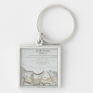 The Road From Missouri to Oregon Keychain