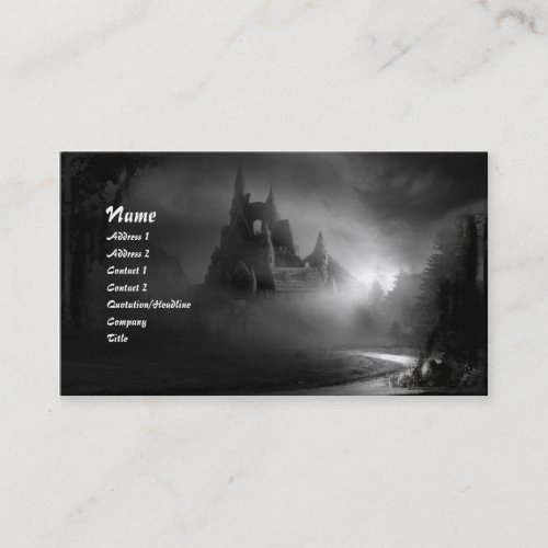 The Road Home Gothic Business Card