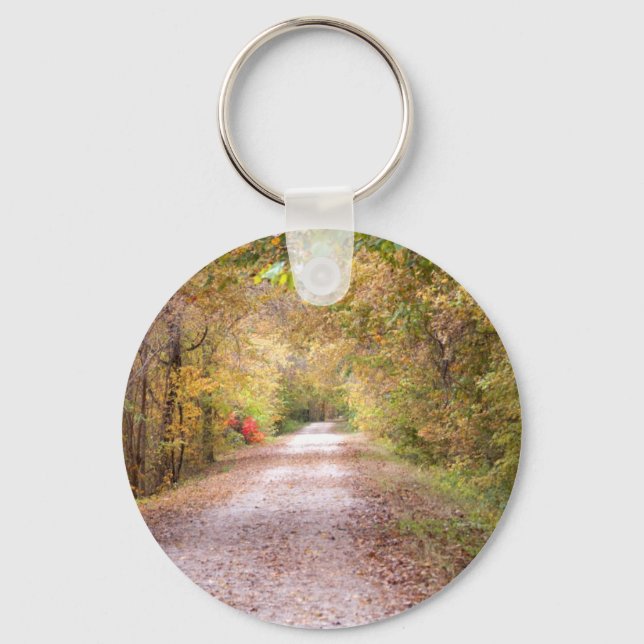 The Road Less Traveled Keychain (Front)