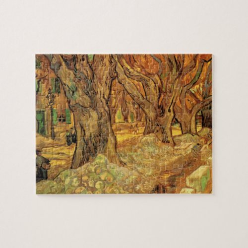 The Road Menders by Vincent van Gogh Jigsaw Puzzle