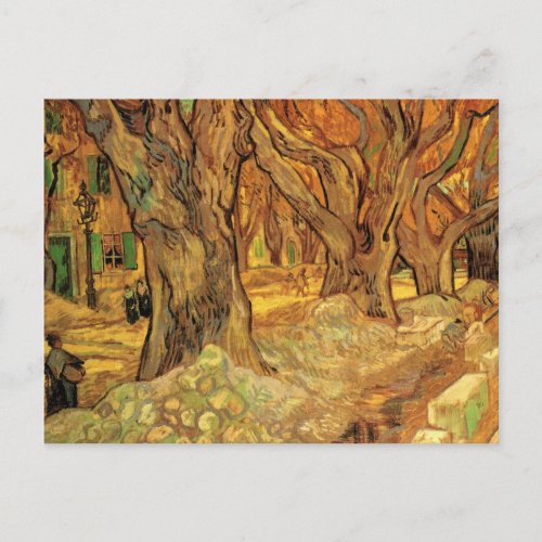The Road Menders by Vincent van Gogh Postcard