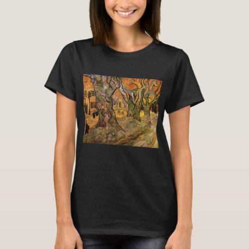 The Road Menders by Vincent van Gogh T_Shirt