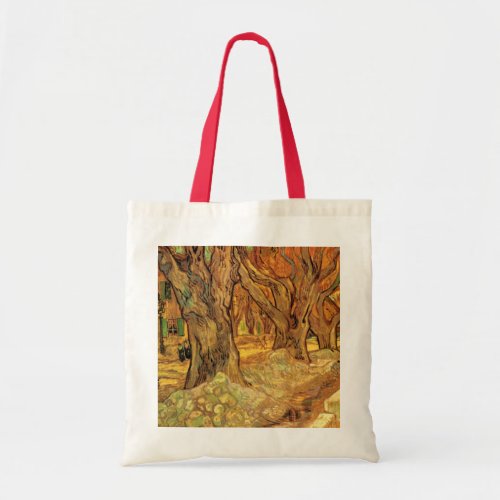 The Road Menders by Vincent van Gogh Tote Bag