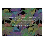 The Road Not Taken Card (Front Horizontal)