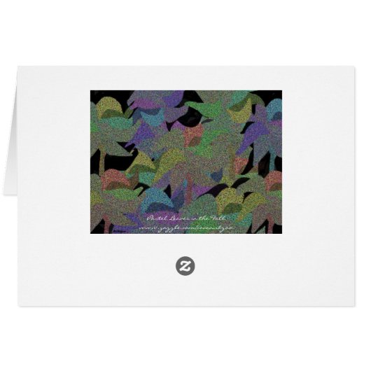 The Road Not Taken Card (Back Horizontal)