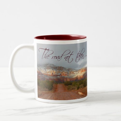 The Road Not Taken Coffee Mug