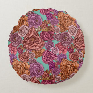 The road not taken poem round pillow