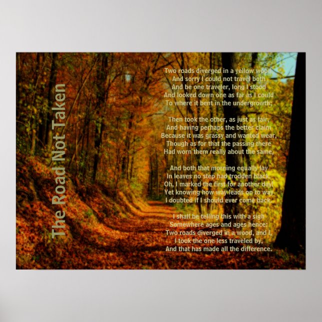 The Road Not Taken Poster (Front)