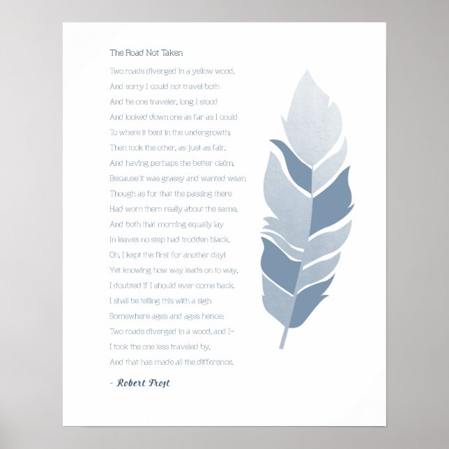 The Road Not Traveled Poster (Front)