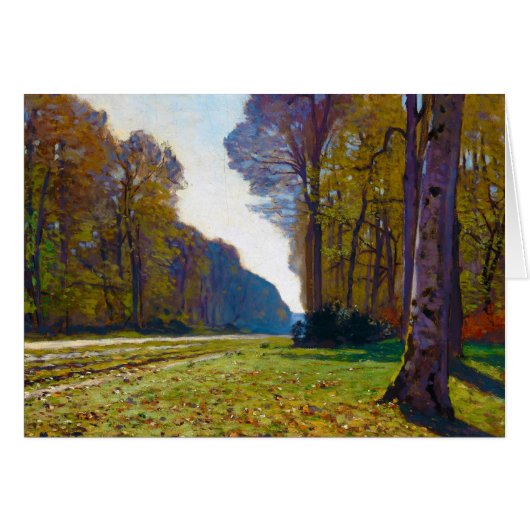 The Road of Chailly Claude Monet cool, old, master Cards (Front Horizontal)