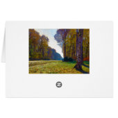 The Road of Chailly Claude Monet cool, old, master Cards (Back Horizontal)
