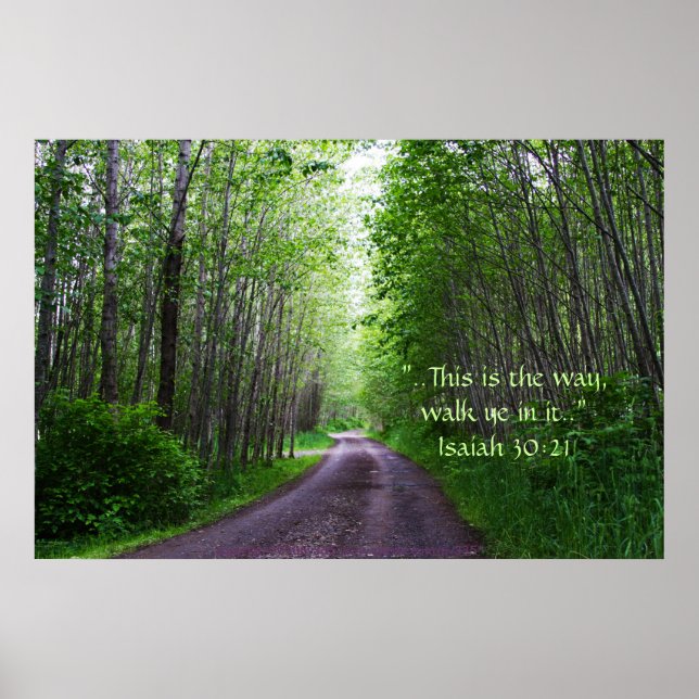 The Road Print w/Scripture Verse (Front)