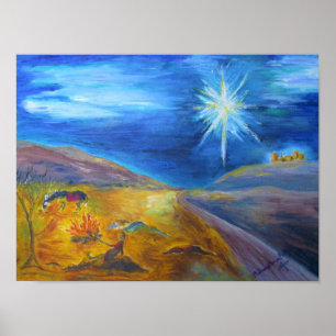 The Road to Bethlehem Christmas Poster
