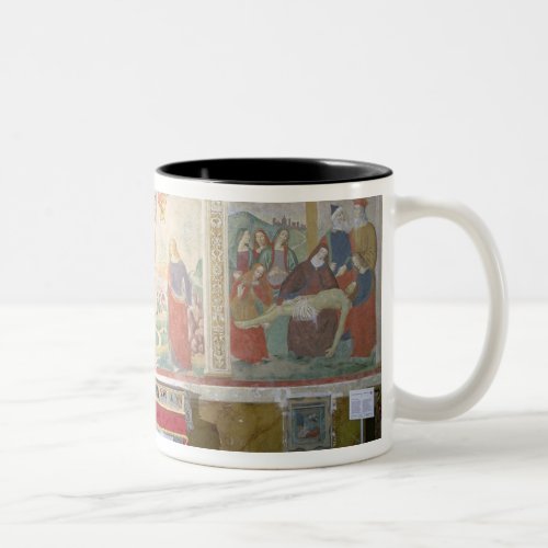 The Road to Calvary The Crucifixion The Depositi Two_Tone Coffee Mug