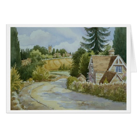 The Road to Coln St Aldwyns Cards (Front Horizontal)
