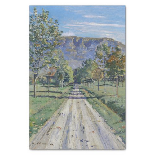 The Road to Evordes by Ferdinand Hodler Tissue Paper