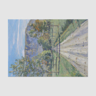 The Road to Evordes (by Ferdinand Hodler) Tissue Paper