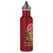 The Road To My Heart Dogs Stainless Steel Water Bottle (Left)