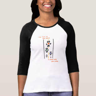 The Road to my Heart is Paved with Paw Prints T T-Shirt