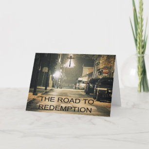 The Road To Redemption. Thank You Card