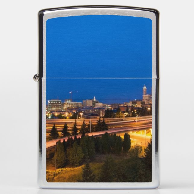 The road to Seattle Zippo Lighter (Front)