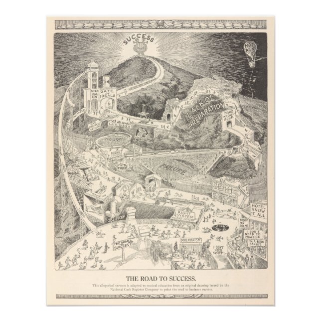 The Road to Success Photo Print (Front)