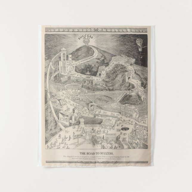 The Road to Success Tapestry (Front)