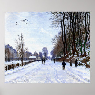 The Road to the Farm of Saint-Siméon in Winter Poster