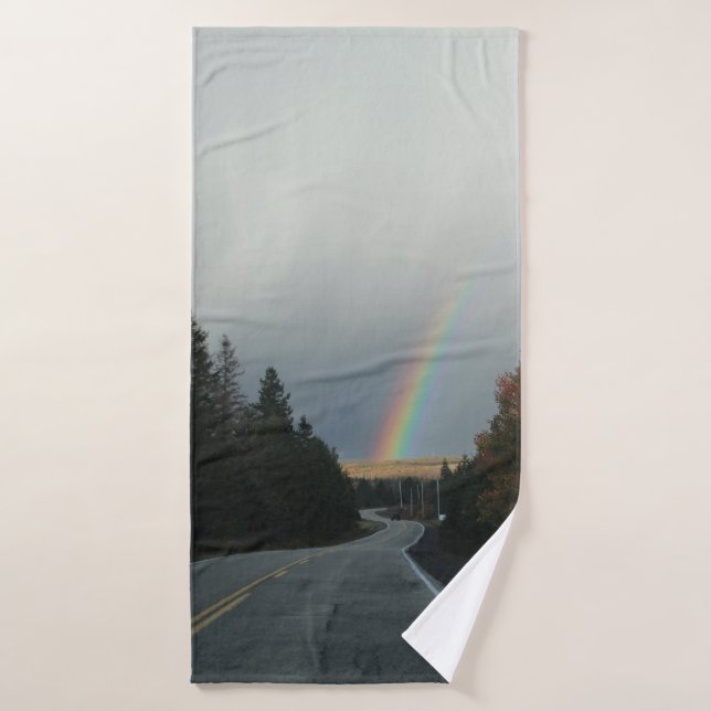 The Road to the Pot of Gold Bath Towel (Bath Towel)