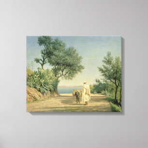 The Road to the Sea, Algeria, 1883 Canvas Print