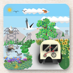 The Road Tour Beverage Coaster