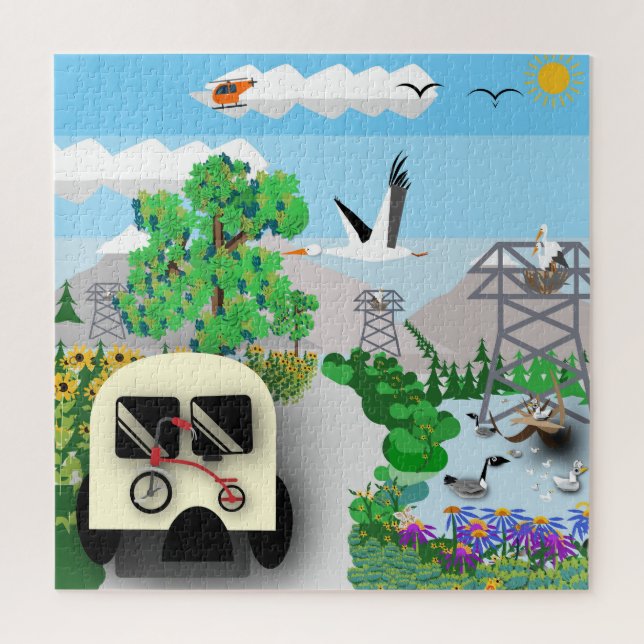 The Road Tour Jigsaw Puzzle (Vertical)