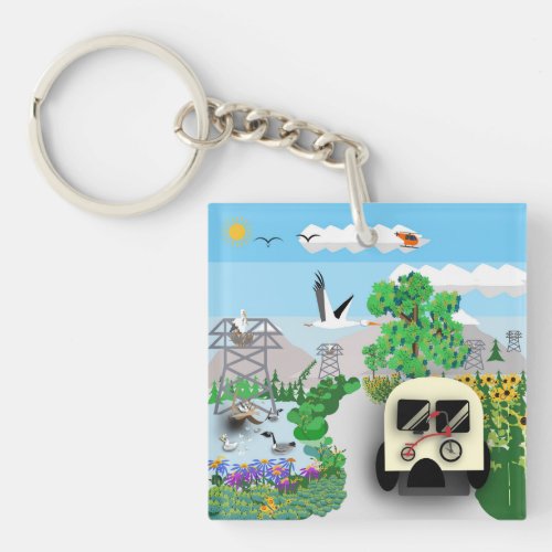 The Road Tour Keychain