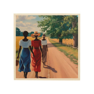 The Road We Walk Wood Wall Art