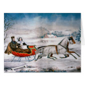 - THE ROAD WINTER, 1853 CARDS (Front Horizontal)