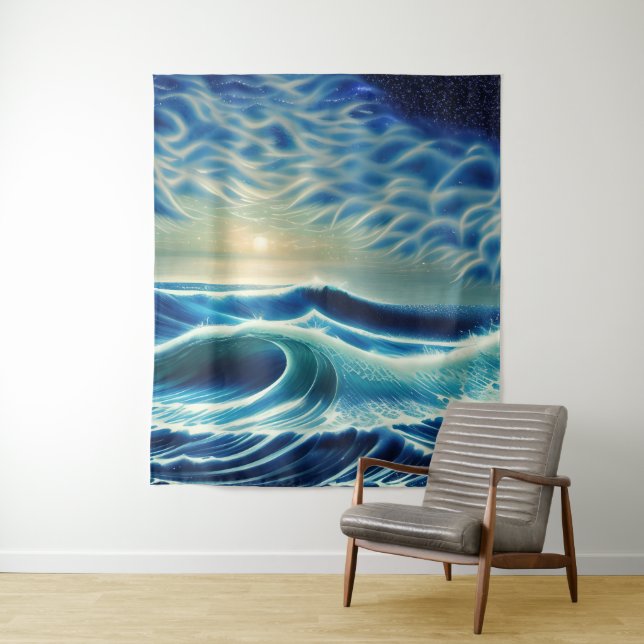 The Roar of the Blue Sea Tapestry (In Situ)