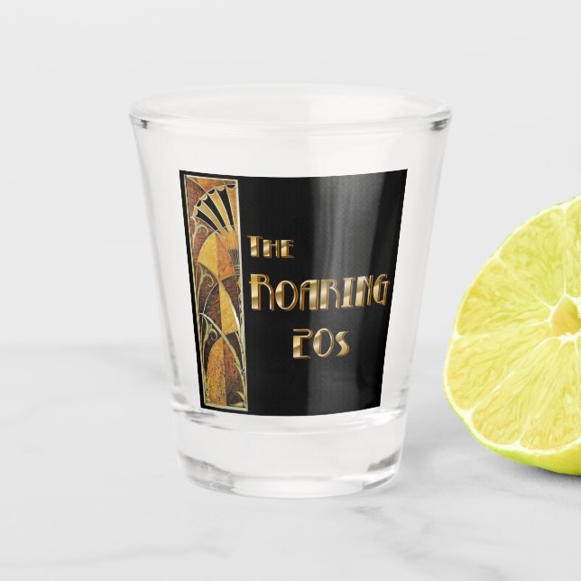The Roaring 20s Shot Glass (Front)