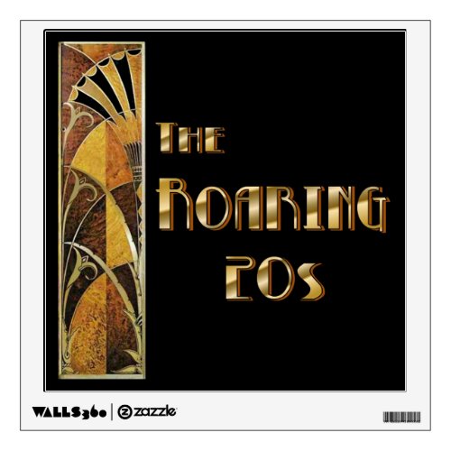 The Roaring 20s Wall Decal