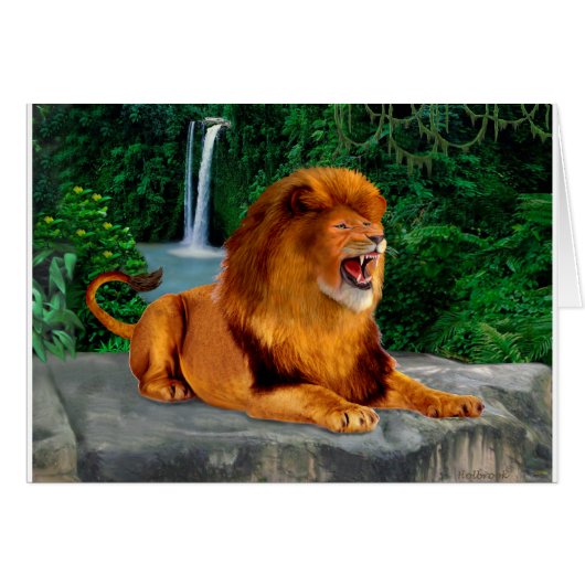The Roaring Lion King Cards (Front Horizontal)