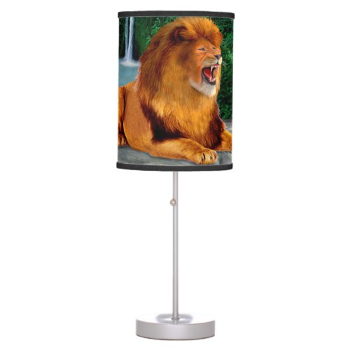 The Roaring Lion King Table Lamp