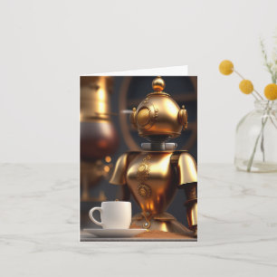 The Robot Barista Thank You Card
