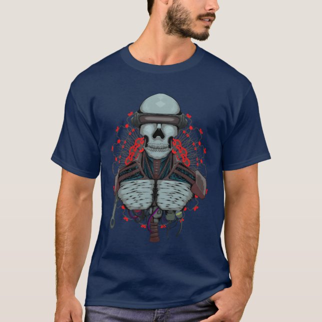 The robot halloween girl T-Shirt (Front)