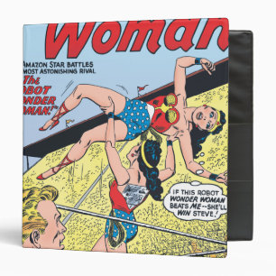 The Robot Wonder Woman 3 Ring Binder