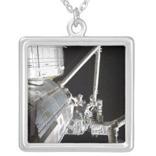 The robotic arm of the Japanese Experiment Modu 2 Silver Plated Necklace