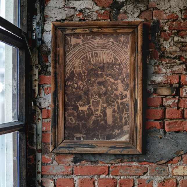 The Rochester Panel Pictograph Utah Framed Art (Creator Uploaded)