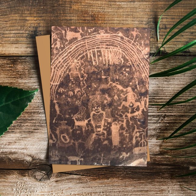 The Rochester Panel Pictograph Utah Greeting Card (Creator Uploaded)