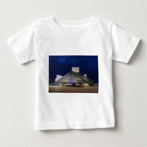 The Rock and Roll Hall of Fame at Dusk Baby T_Shirt