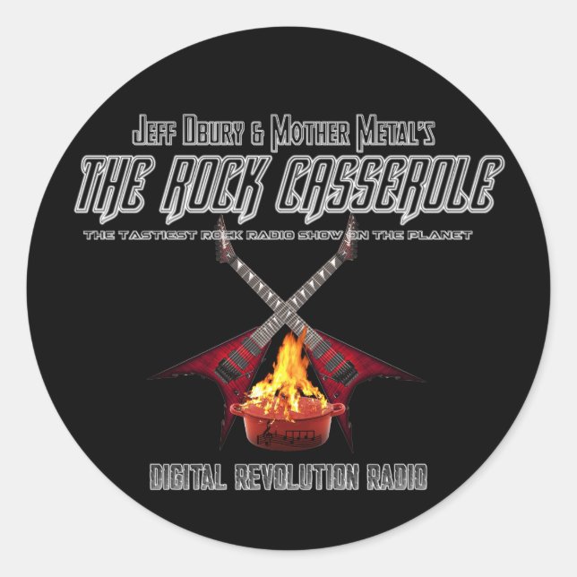 The Rock Casserole 3" Glossy Stickers (Front)