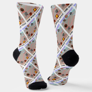 The Rock Cycle Geology Earth Science Socks