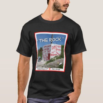 "the Rock" - Flint  Michigan T-shirt by lotzostuff at Zazzle